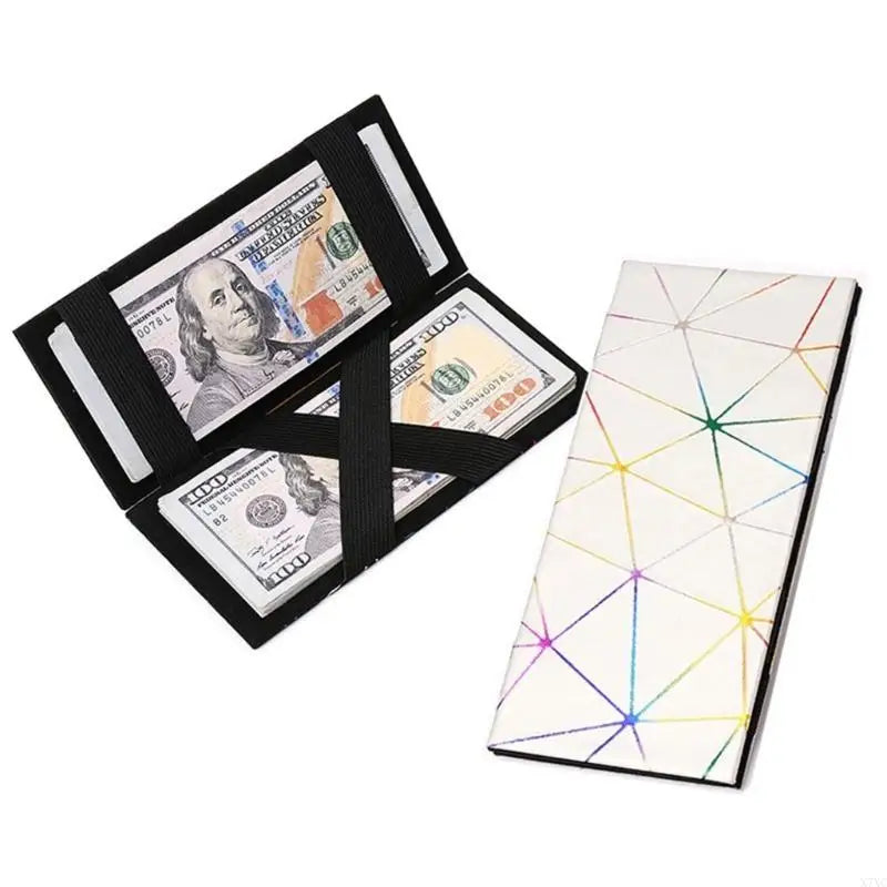 X7XC Creative Wallet Long Purse PU Leather Wallet Diamond Cash Purse Coin Purse