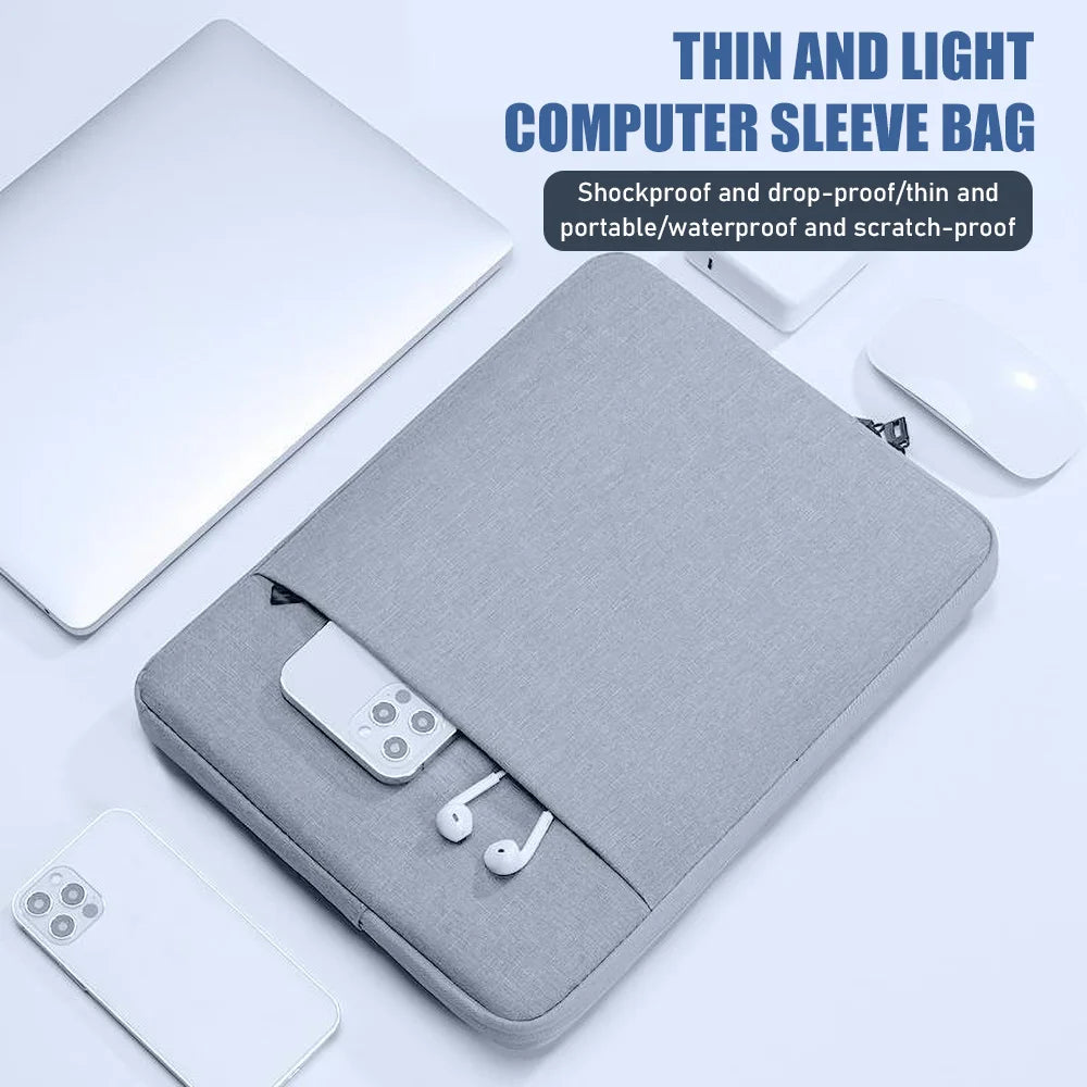 Laptop Sleeve Bag Handbag For 11“ 14” 15.6“ With Zipper Portable Notebook Cover Bag Inner Bladder For Macbook Lenovo Dell HP Bag