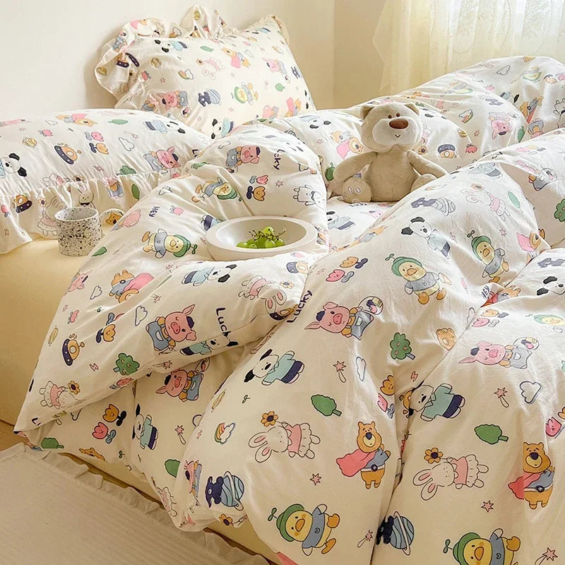 Duvet Cover Double Bed edredom casal Breathable Quilt Cover for Home 150x200 Comforter Covers (No Pillowcase)
