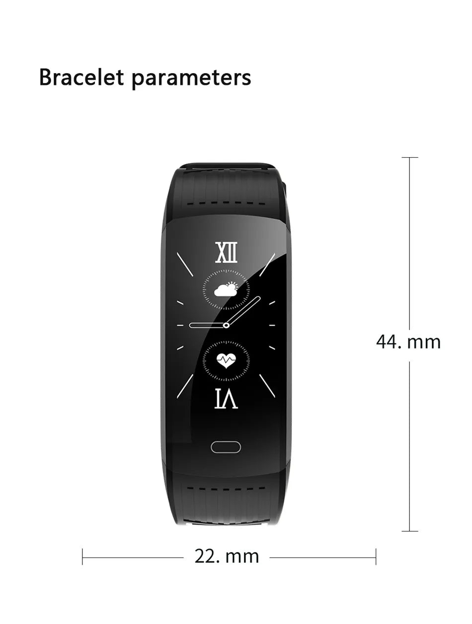 New Smart Bracelet Fitness Watch Connected Wristband Heart Rate Monitor Sleep Tracker Pedometer Band Men Women Smartwatch