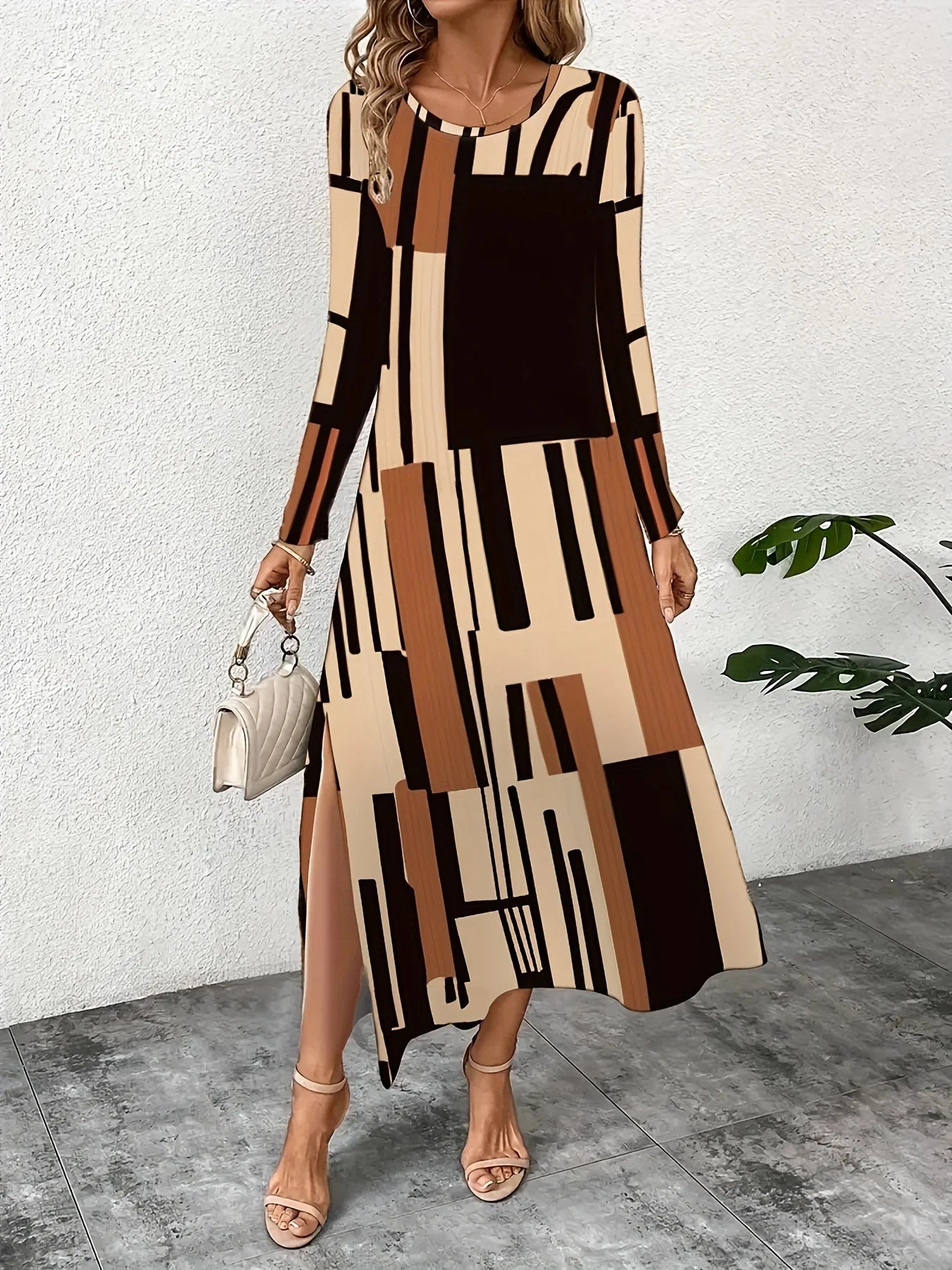 Vestido elegante de moda para mujer, vestido holgado informal, vestido de mujer, nuevo temperamento