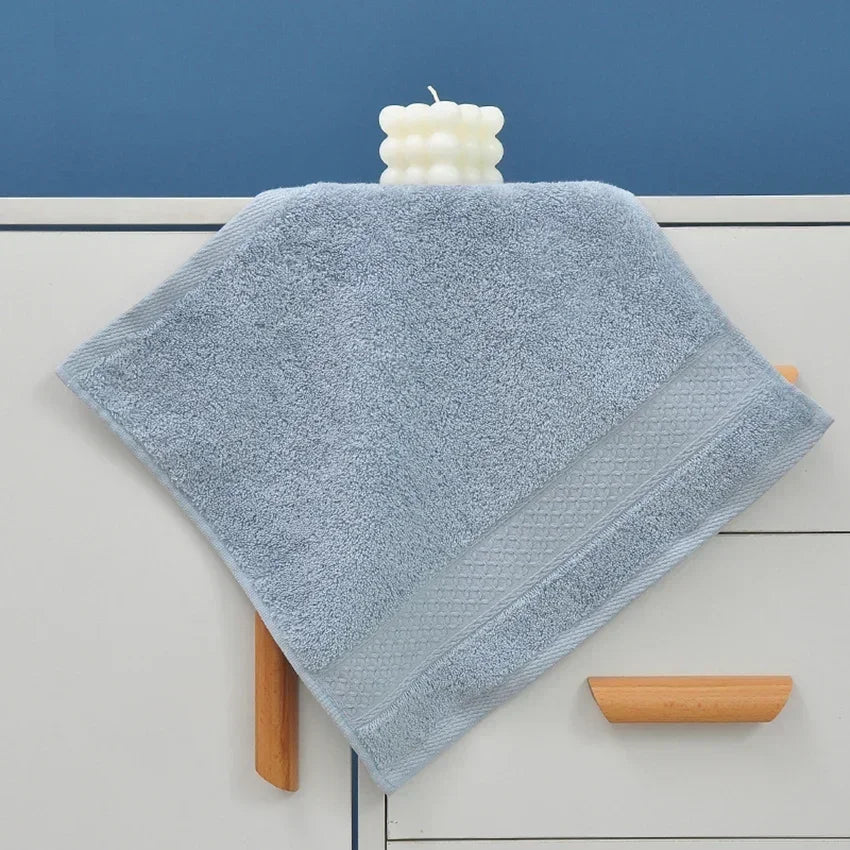 20 Colors Handkerchief Towels High Quality Cotton Small Towel Solid Color Soft Thick 34*34cm for Adults Kids Hand Towels toalhas