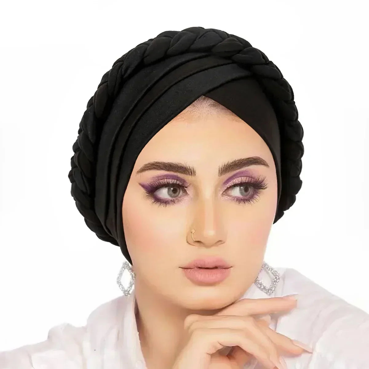 Women’s Sequin Knotted Turban – Elegant, Comfortable & Perfect for Any Occasion