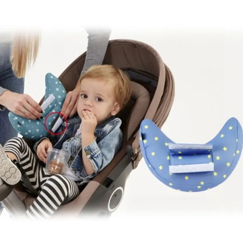 Almohada de seguridad para el cuello para niños, protector de hombros para el cinturón de seguridad del coche, cojín para el cuello del niño, protección para la cabeza del niño, almohada para dormir en el coche