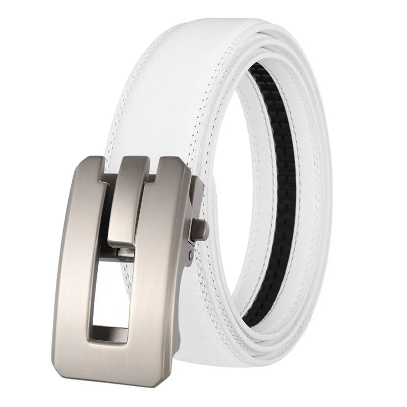 Men’s Automatic Buckle Leather Belt