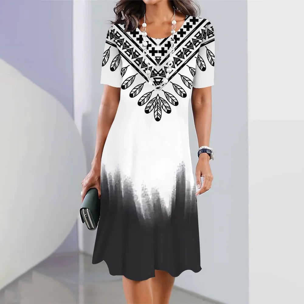 Vestido Elegante de Verano para Mujer – Tejido Suave y Fluido