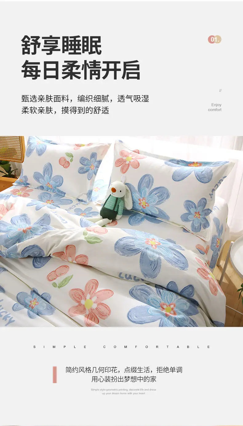Pillowcases Single Person Pillowcases Student Dormitories Simple Couple Pillowcase Covers 48X74CM Family Dormitory Pillow Cover