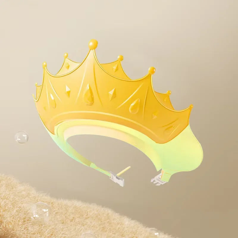 Gorros de baño para bebés, protectores de oído infantiles, gorro de ducha para niños, protector de cabeza para baño, gorro de ducha ajustable para lavar el pelo