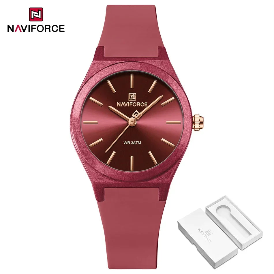 NAVIFORCE Women Watches Luxury High Quality Quartz Watch Ladies Creative Clocks Waterproof Female Wristwatches Relogio Feminino