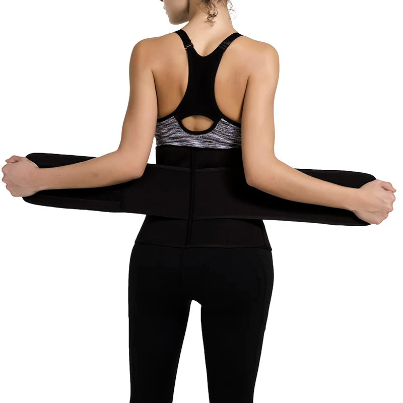 Women Waist Trimmer Tripple Belts Body Shaper Trainer Shapewear Girdle Tummy Control Slimming Fat Burning Postpartum Sheath Belt