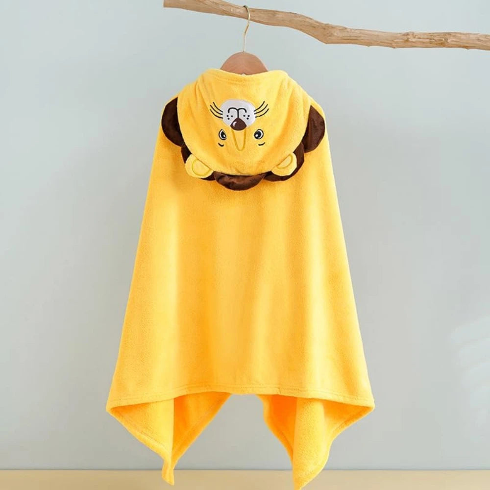 Toalla de baño con capucha para bebé, albornoz para niños pequeños ultrasuave y absorbente, albornoz de terciopelo coralino engrosado, regalos de ducha para recién nacidos