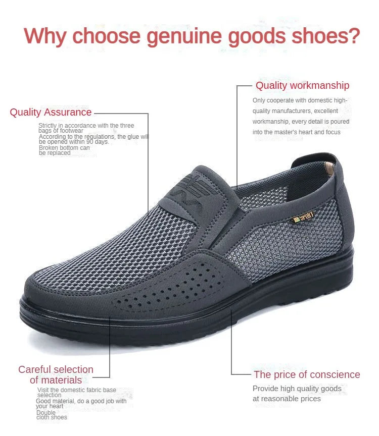 Zapatillas casuales de verano 2025 para hombre, de malla transpirable con suela gruesa, asequibles y con envío gratis