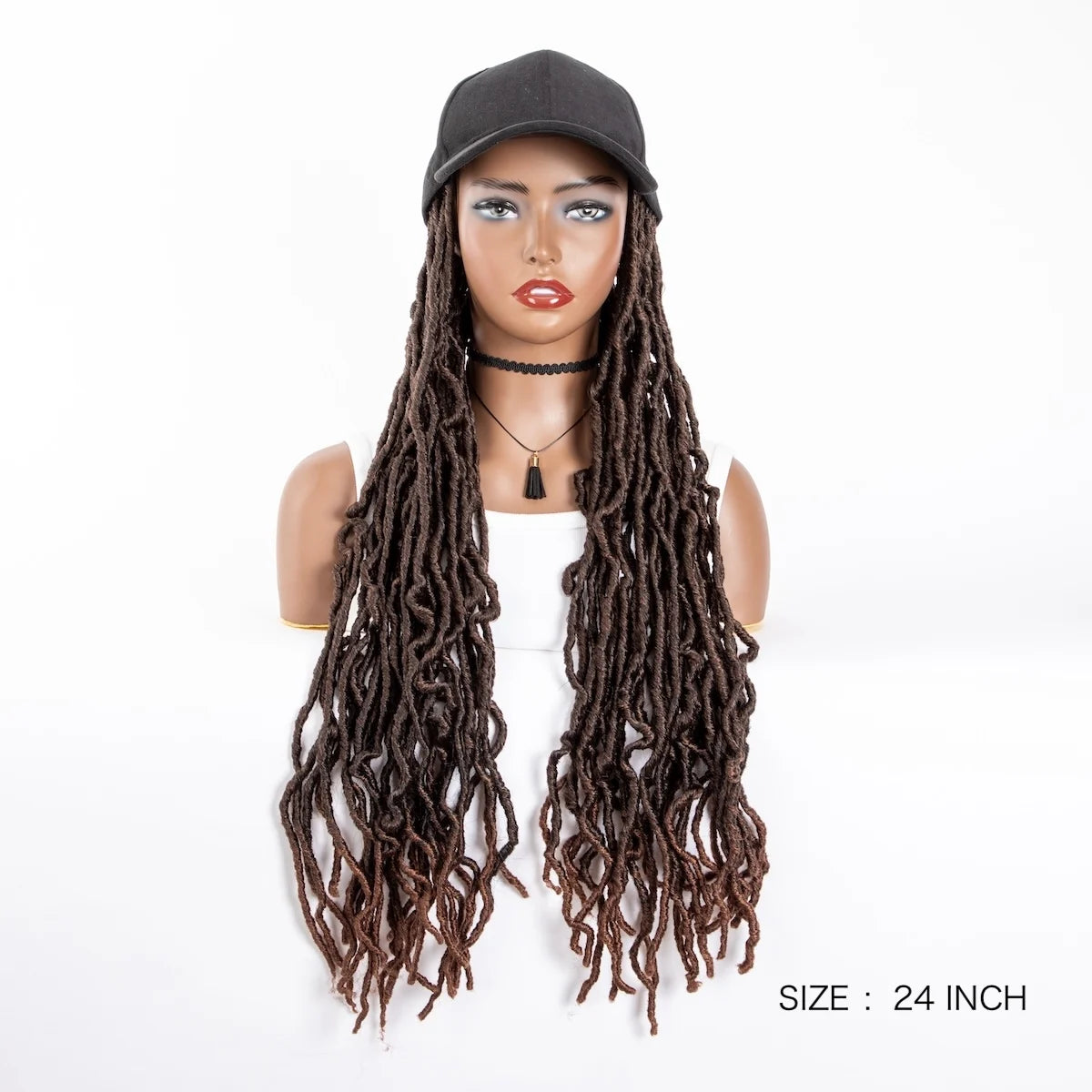 Peluca con diadema Ombre Twist