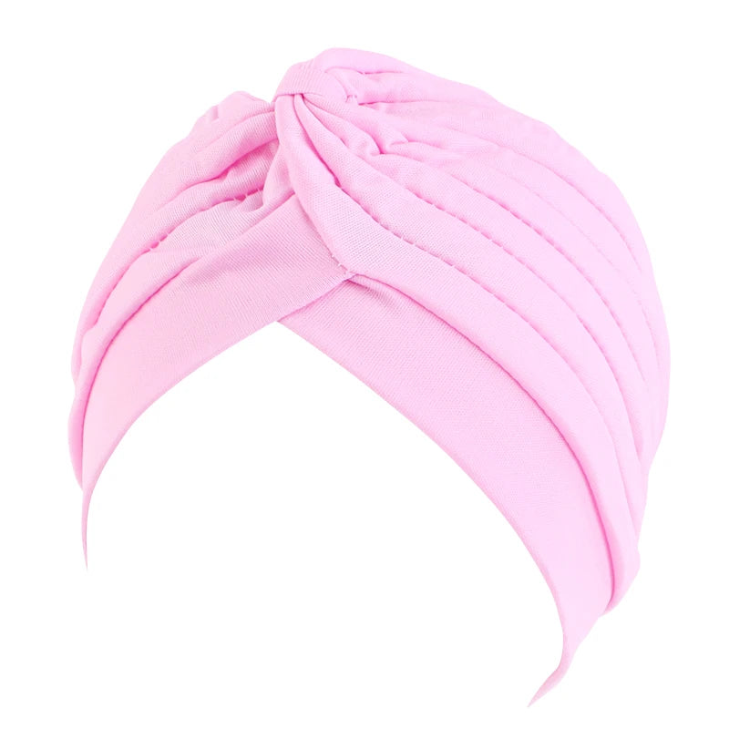 Knotted Ruffle Turban