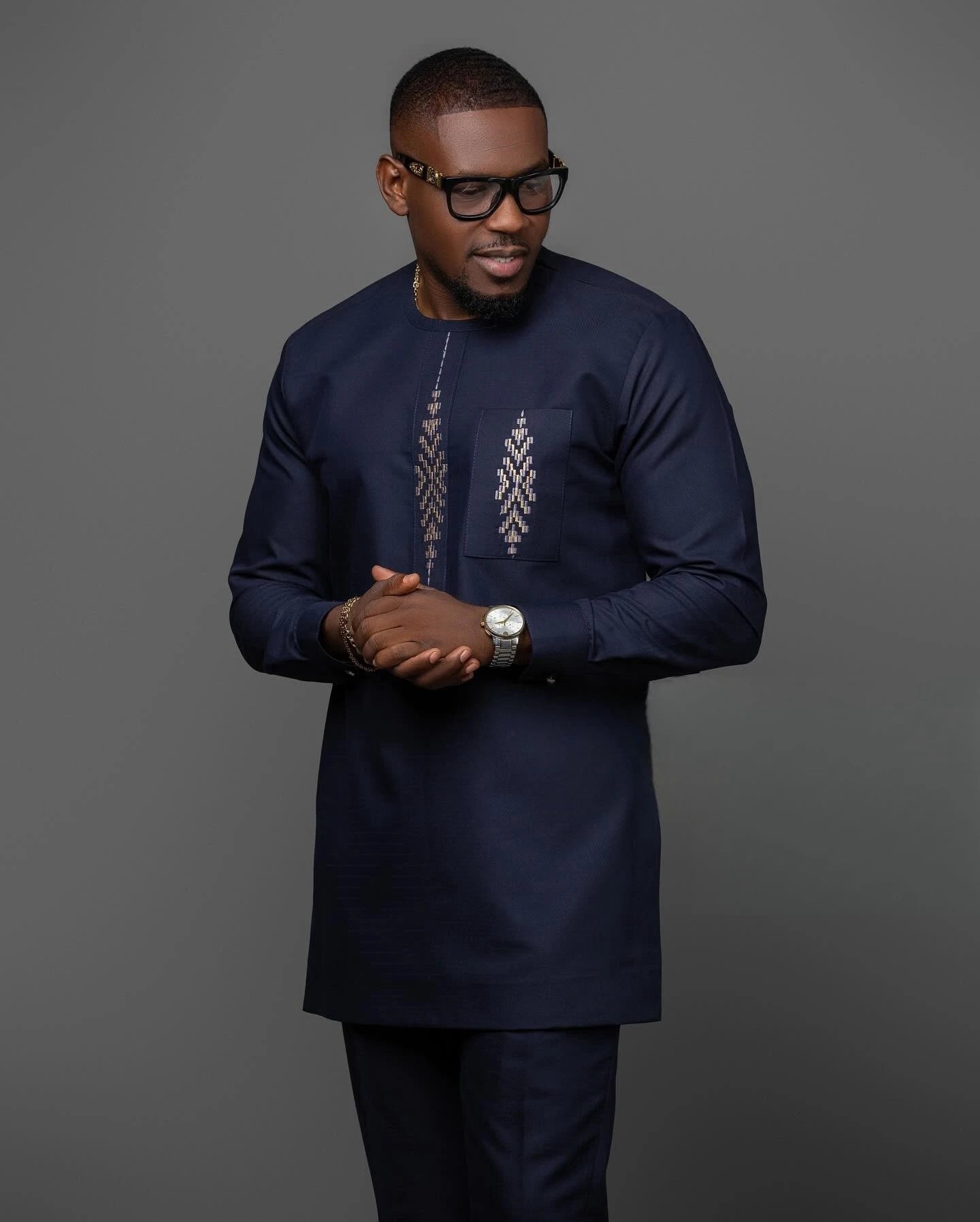 Men's traditional clothing African ethnic style men's suit 2-piece embroidered luxury suit men's casual festival wear Outfits
