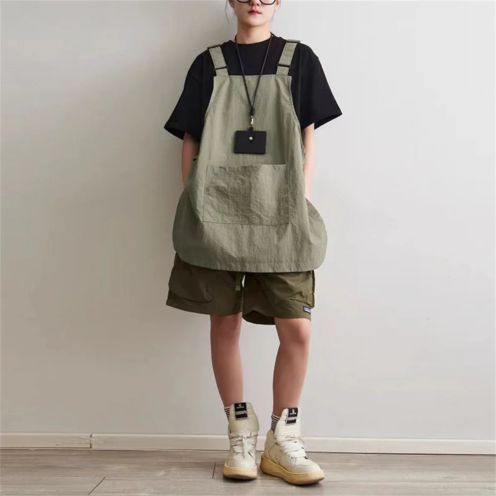 Waterproof Vest Apron Antifouling Nylon Sleeveless Aprons Unisex Household Kitchen Workwear For Barber Coffee Shop Hairdresser