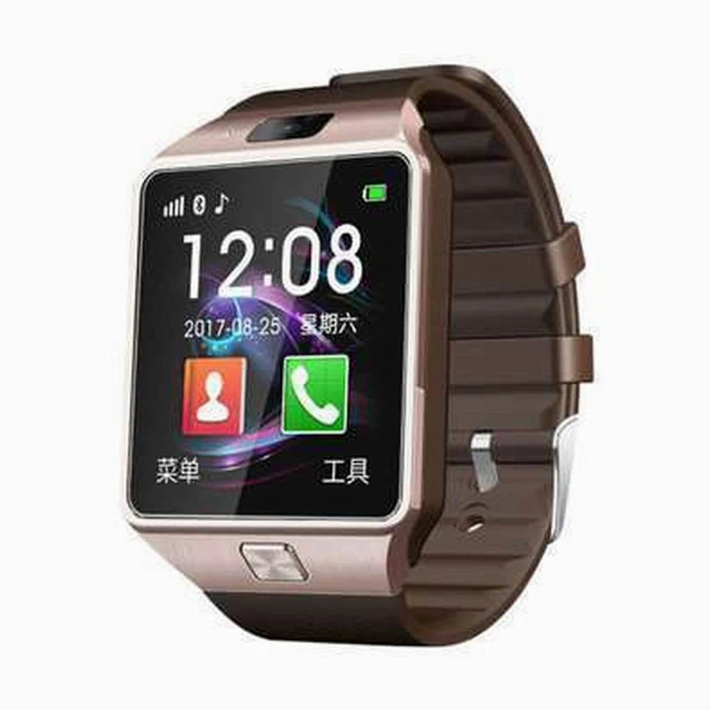 DZ09 Smart Watch IP67 Bluetooth Music Smartwatch Camera With SIM Card Call Smart Watch Men Women Reloj Inteligente For Android