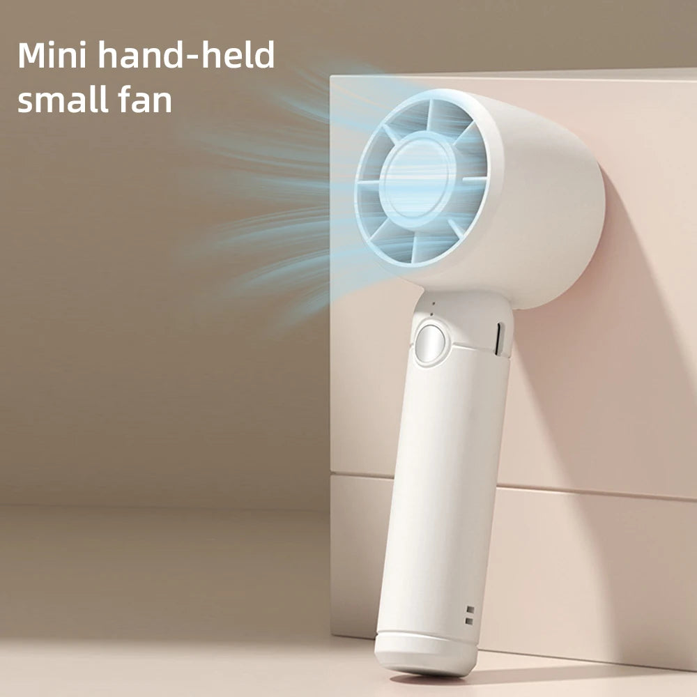 USB Mini Fan Rechargeable Mini Fan Portable Handheld Cooling Fan for Office Travel outdoor camping