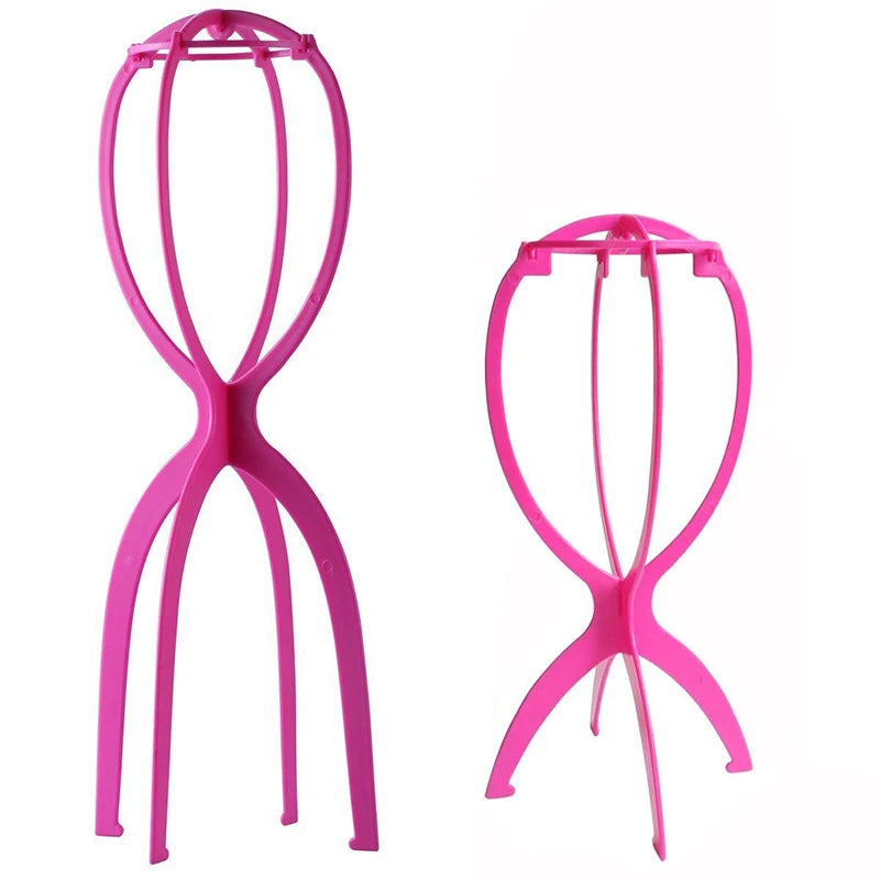 2-Piece Collapsible Wig Stand Set