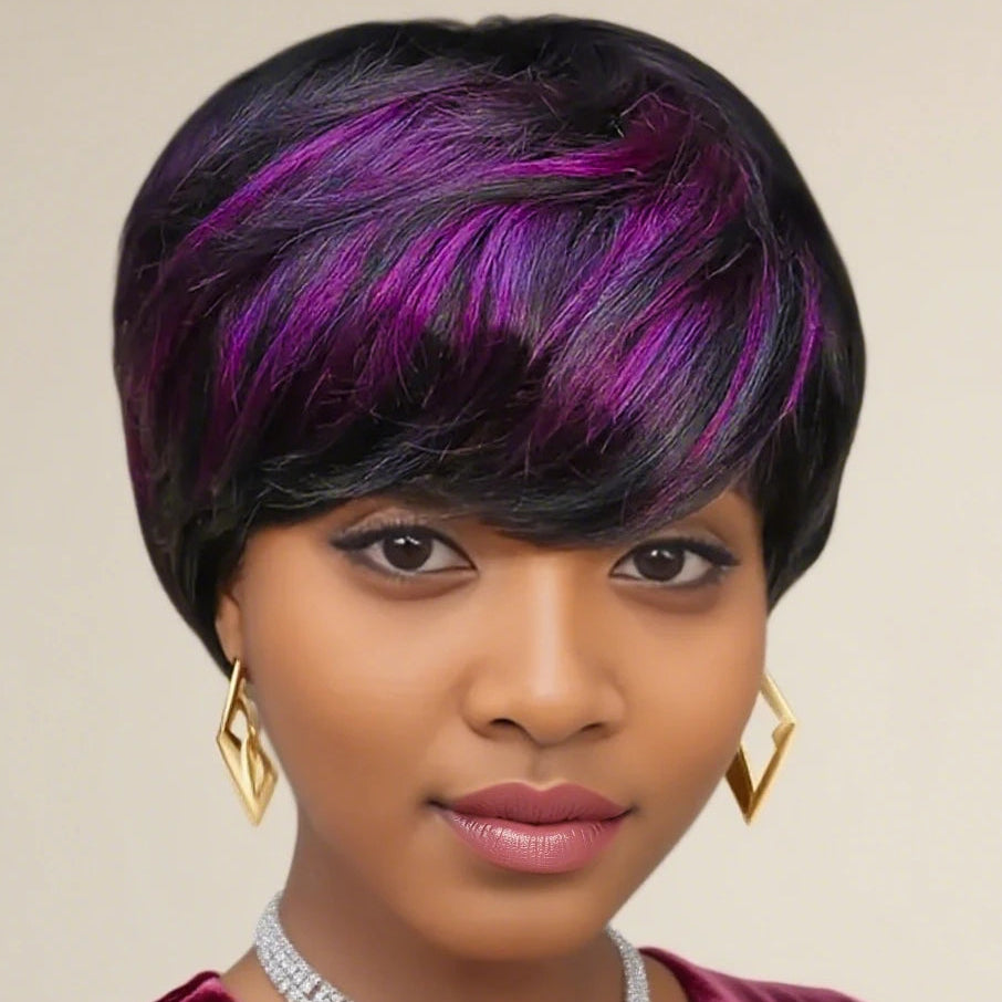 Straight Layered Pixie Wig
