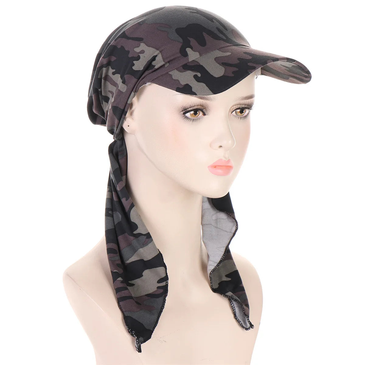 Brim Hijab Baseball Cap