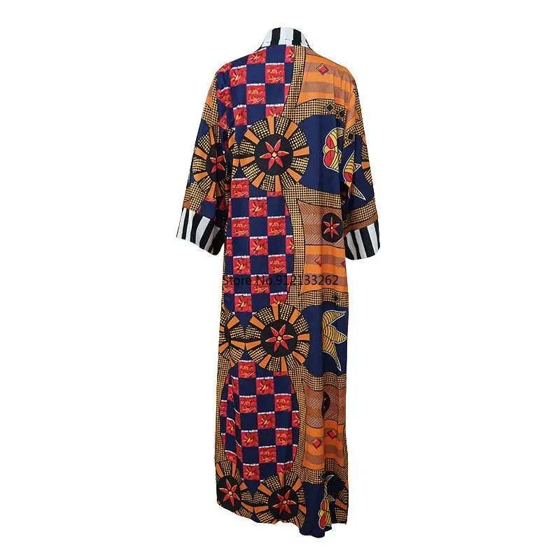 Customized Autumn Polyester African Coat For Women Dashiki New Style Spring Dress African Clothes Fashion Africaine Femme Africa