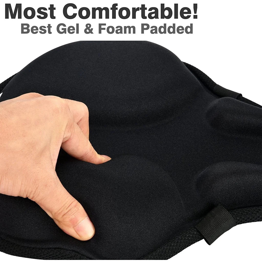 Electric Bicycle Saddle Seat Soft Thickened Electric Bike Gel Pad Cushion Cover Comfortable Road Cycling Breathable Cushion