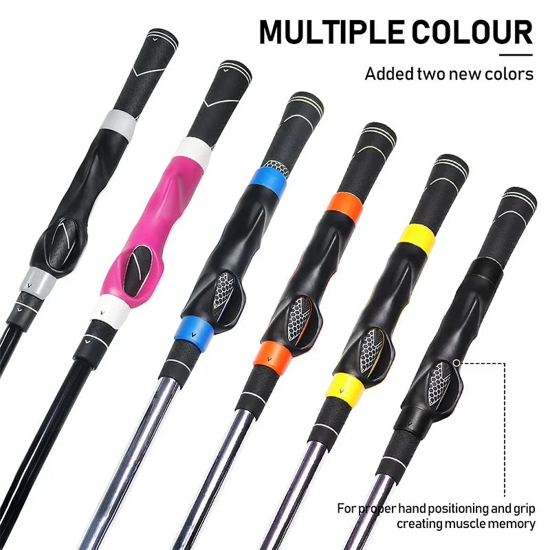 Golf Training Equipment Golf Training Device Hand Grips Corrector Universal Grip Set for Beginners Trainer Indoor Outdoor Sports