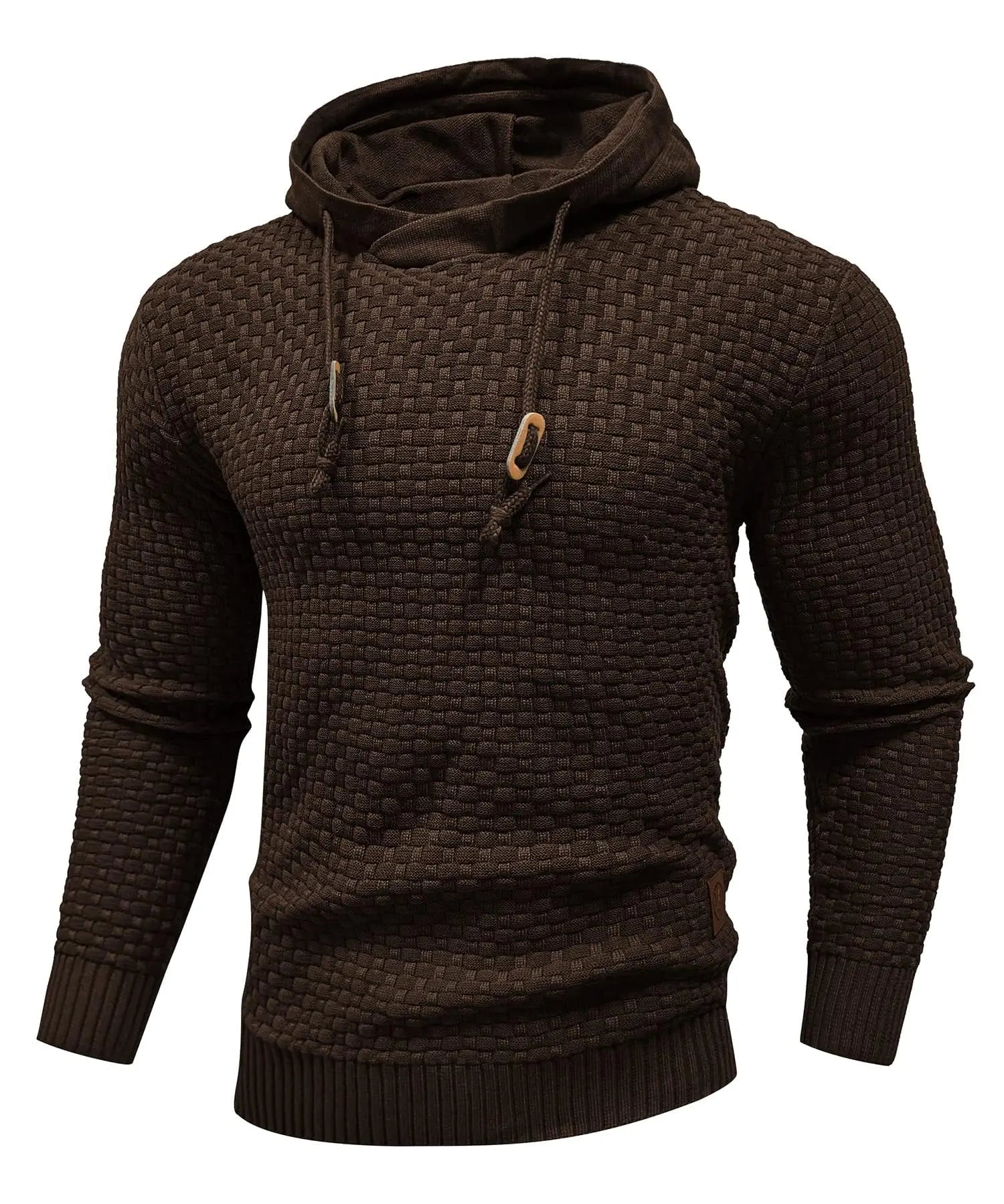 Men's Sweatshirt Spring New Oversize Long Sleeve Solid Knitted Hoodie Pullover Hoodies Comfortable Sweater Us Size