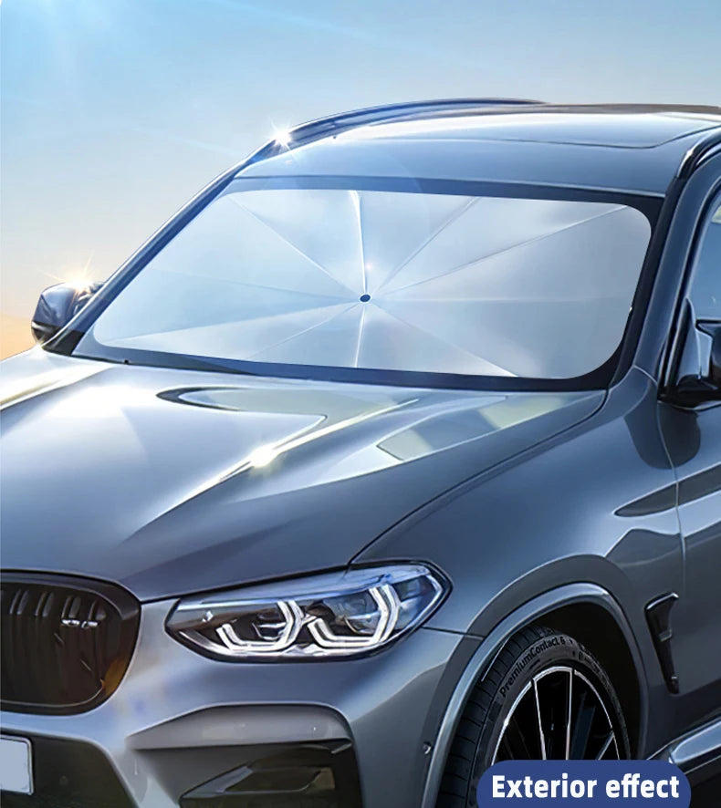 Car Sunshade Umbrella Car Sun Shade Protector Parasol Summer Sun Interior Windshield Protection Accessories For Auto Shading