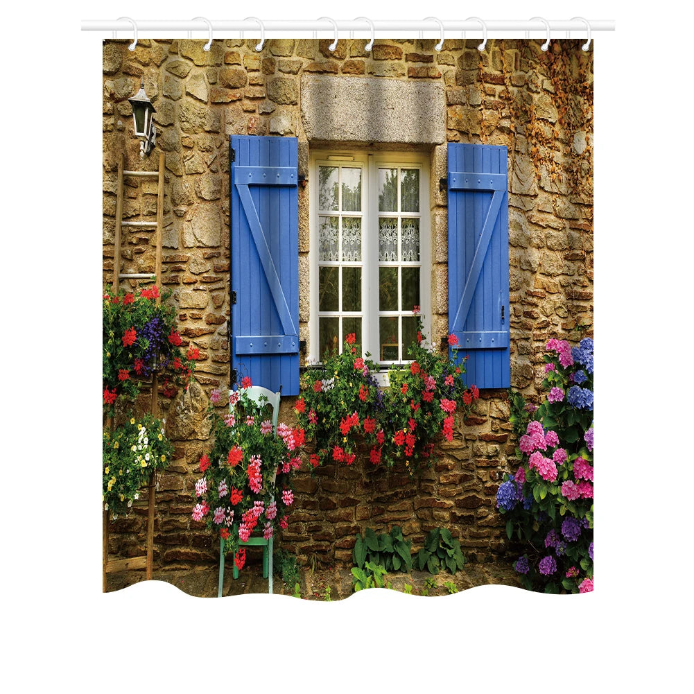 180-230cm Shower Curtains Waterproof Heavy Duty Thick Fabric Bath Curtain for Hotel Bathroom Bathtub Solid White Private Cover