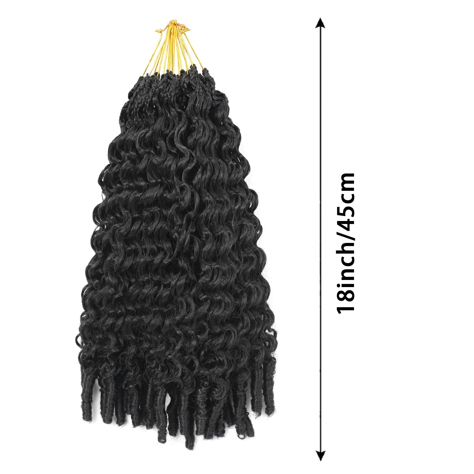 Burmese Curly Crochet Hair