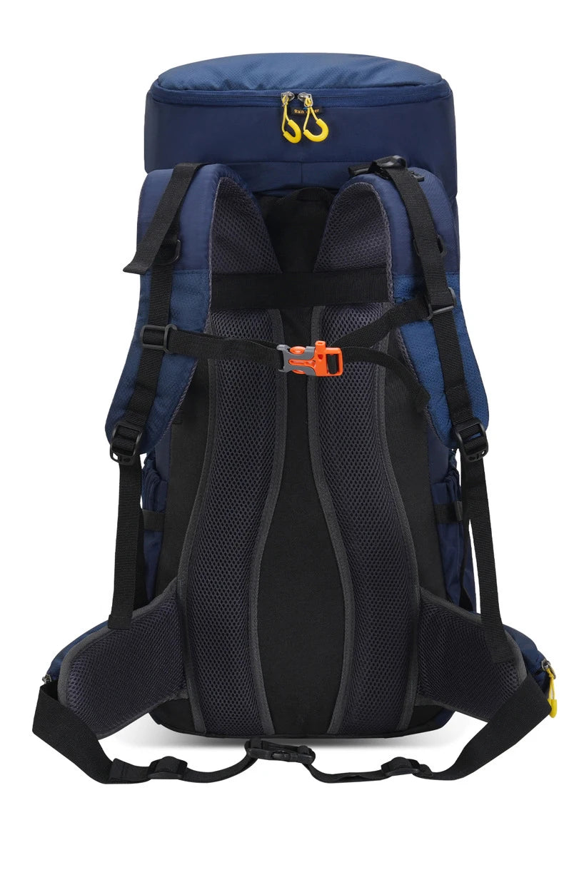 Hiking Backpack With Rain Cover Outdoor Camping Climbing Trekking Bag Large Sport Gear Organiser Daypack Travel Luggage Rucksack