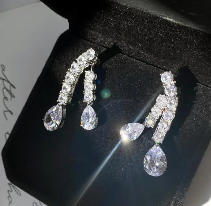 luxury jewelry set for women geometric earrings design bow necklace