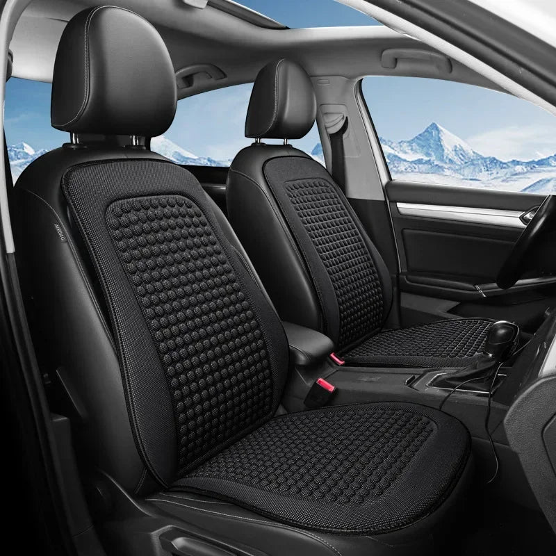 Universal Car Seat Cushion Cover Ice Silk Breathable Summer Cool Auto Cushion Vehicle Backrest Car Interior Accessories