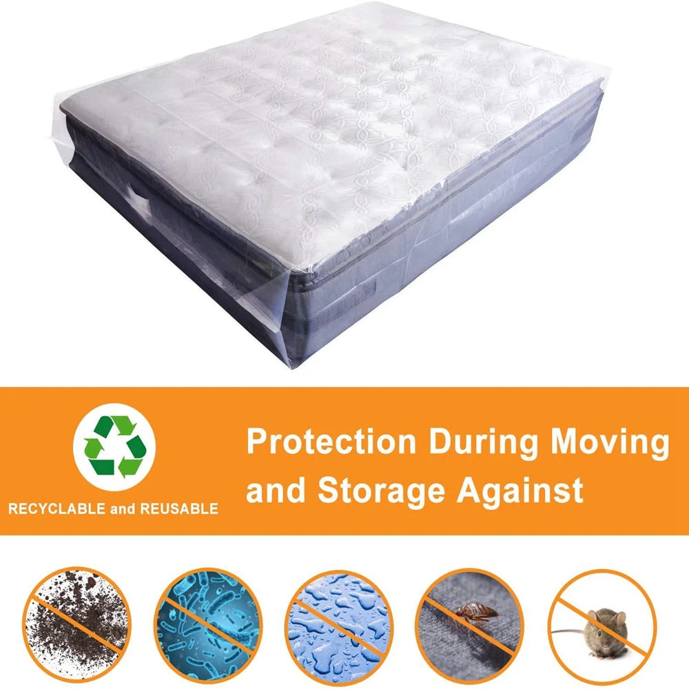 Waterproof Universal for Bed Household Storage Moving House Mattress Protector Dust Cover Mattress Cover Protective Case