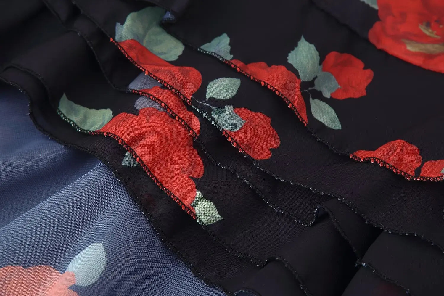Women's Summer Skirt Sexy Two Piece Set Fashion Flower Print Holiday Party Suspender Top High Waist Slim Midi Skirt