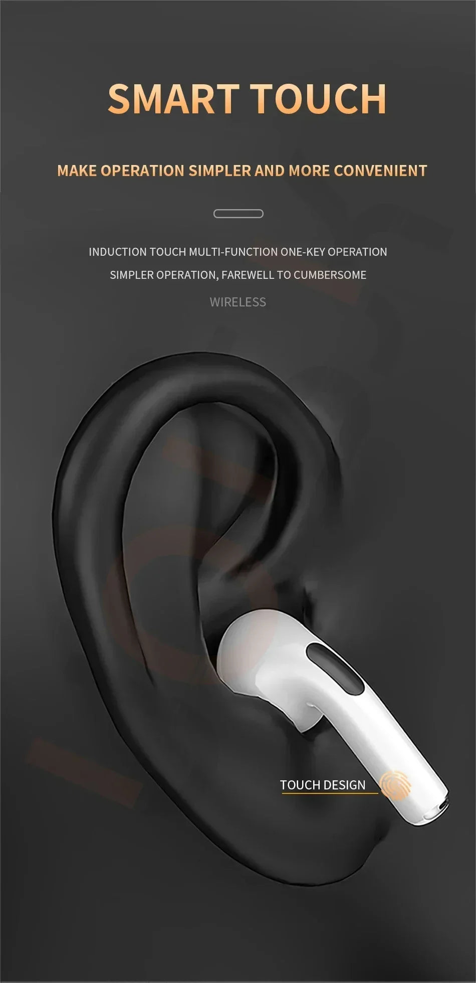 Original Air Pro 6 fone Wireless Bluetooth Earphones In Ear Earbuds Noise Cancelling Pods Headset For Apple iPhone Earphones