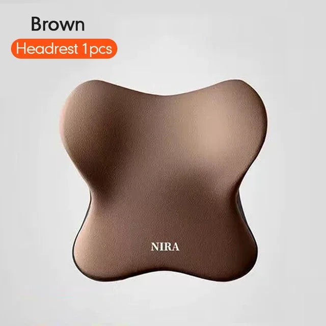 Cojín universal de espuma viscoelástica para reposacabezas de coche, cojín lumbar para la espalda, almohada lumbar, almohada de confort para el cuello, accesorios generales para coche
