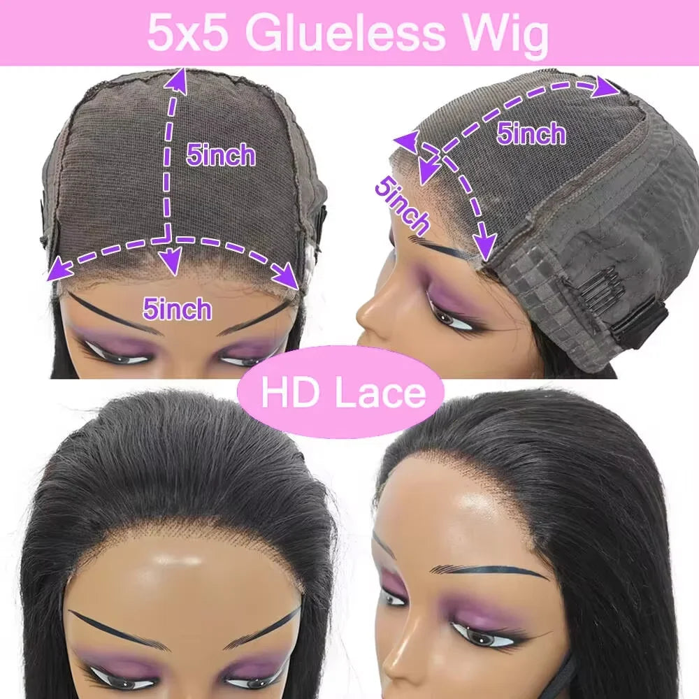 Glueless Straight Lace Wig