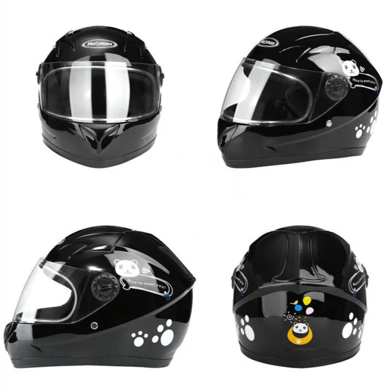 Kid Child Motorcycle Helmet Detachable Full Face Helmet Suitable All Seasons Children Sports Safety Protection Helmets