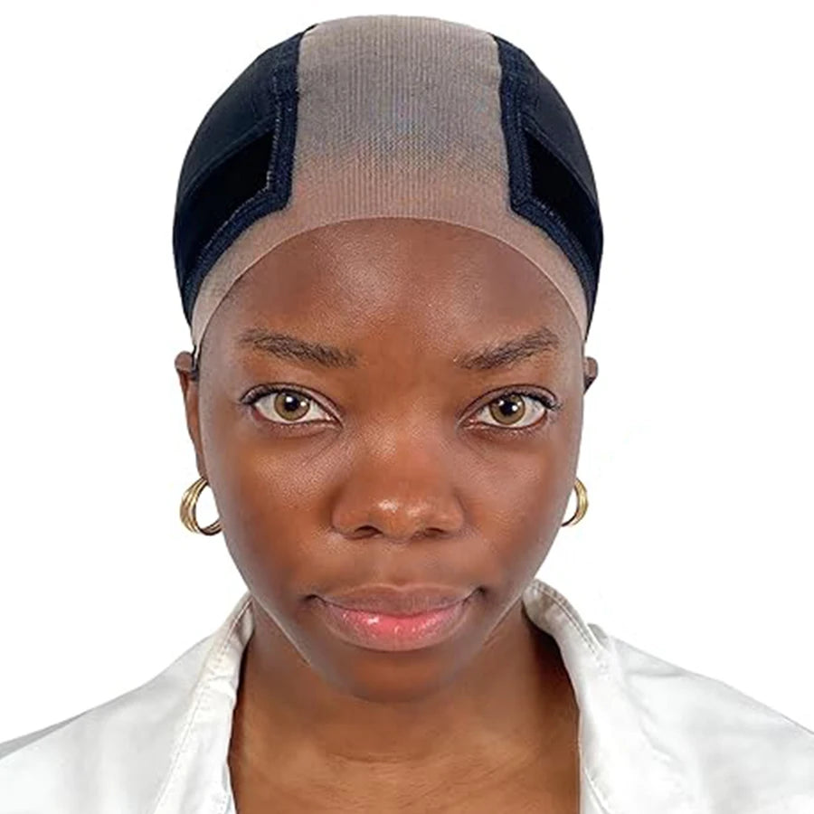 Nueva Gorra de Encaje para Peluca con Banda Antideslizante para Mantener las Pelucas en Su Lugar, Encaje Transparente Más Ancho de 4x5 para Pelucas Frontales de Encaje
