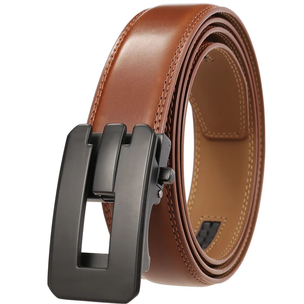 Men’s Automatic Buckle Leather Belt