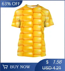 Luxury Men's T-Shirt Animal Tees Gold Lion 3d Print Short Sleeved T-Shirt Summer Casual Men's Clothing Oversized European Tops