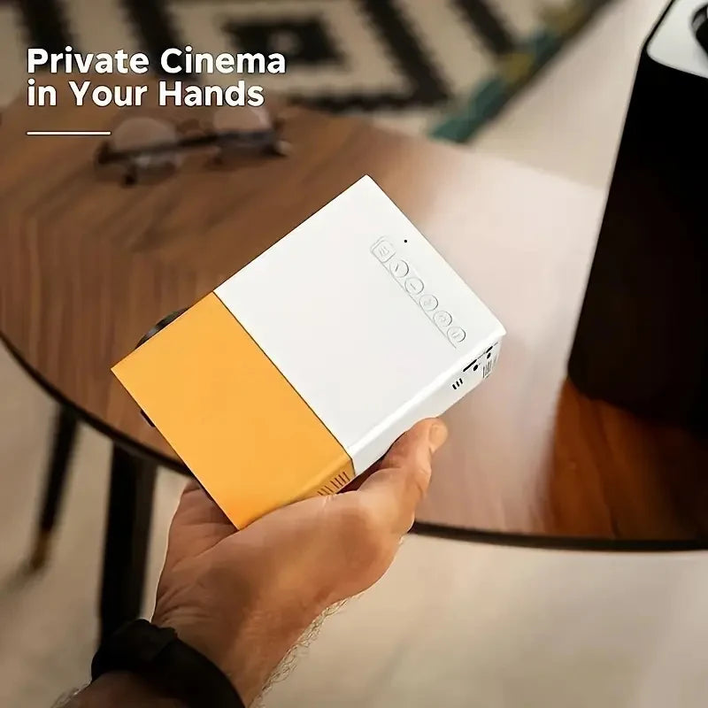 Portable Mini Projector 500 Lumens 3D 4:3 Ratio Suitable For Office And Home Theater Scenes To Enhance The Movie Experience