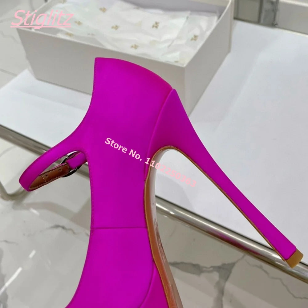 Summer New Women Pumps Luxury Platform Pointed Toe Elegant Thin High Heel Suede footwear Real Picture Party Wedding Shoes