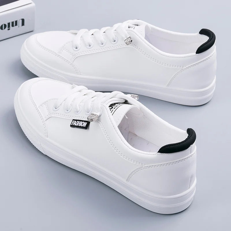 Running Skateboard Women Sneakers Flat White Casual Sports Shoes Tennis Moccasins Loafers Campus Mesh Breathable Stylish