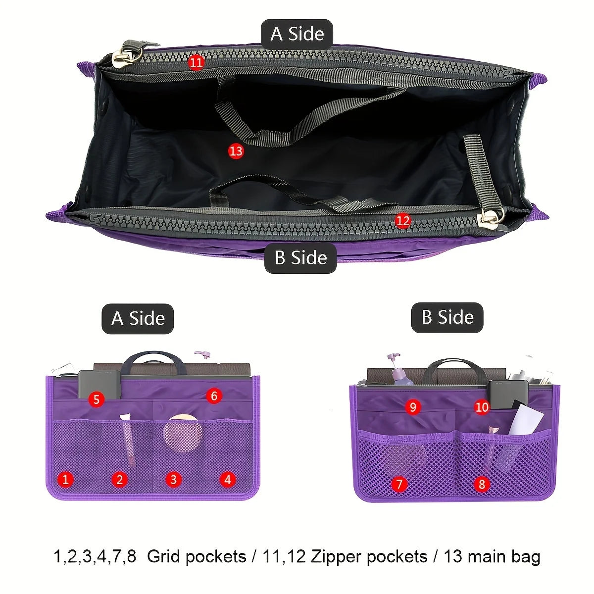 Multifunctional Bi-Fold Storage Bag