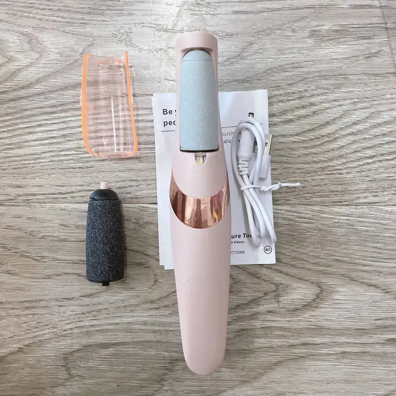 Recargador Eléctrico de Callos Inalámbrico para Mujeres y Hombres, Lima Electrónica para Pies que Elimina la Piel Seca y Gruesa de los Talones, en Venta