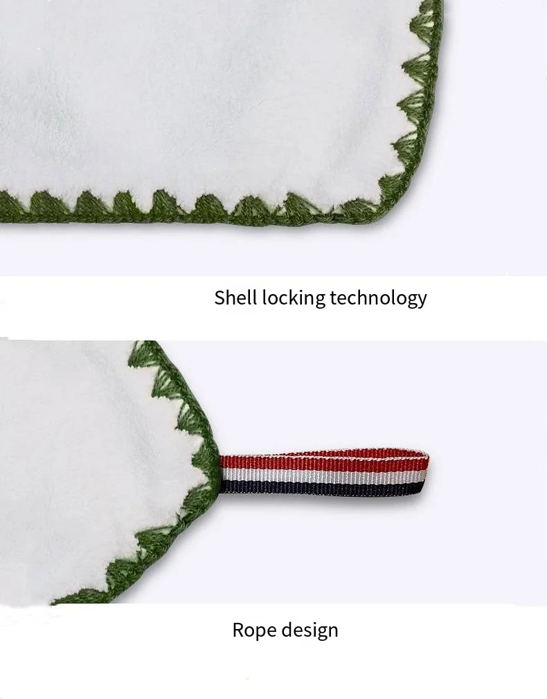 Toalla de mano absorbente con bordado de frutas, supersuave, para colgar, de secado rápido, para baño, cocina.